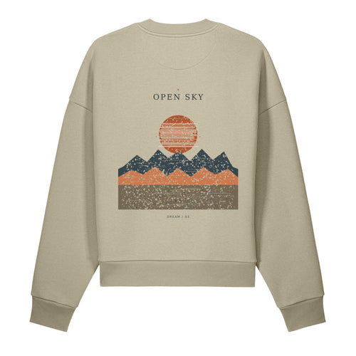 DREAM / 03 — Open Sky sweatshirt, fulfillment-faithful back view