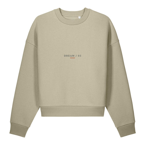 DREAM / 03 — Open Sky sweatshirt, fulfillment-faithful front view